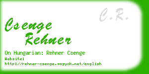 csenge rehner business card